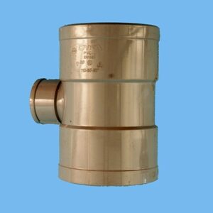 Tee Ø110 x 75 x 110 mm 90" 3 x solvent cement pvc - 026006121