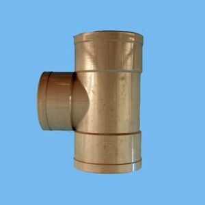 Tee Ø160 x 160 x 160 mm 90" 3 x solvent cement pvc - 026006634