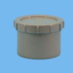 End cap Ø110mm + screwcap drainage pvc - 034004106