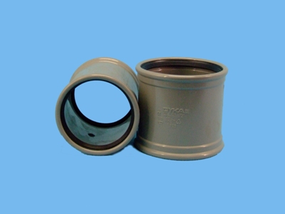 040002251_1 socket Ø125 x 125 mm + cuff - 040002251