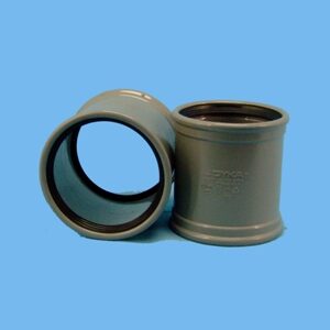 Slide-over socket Ø75 x 75 mm + cuff - 040006077