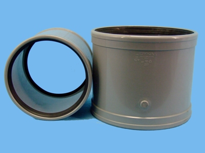 Slide-over socket Ø250 x 250 mm + cuff - 040007502