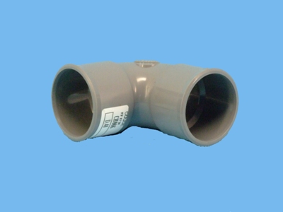 Bend thick walled 90 "40mm grey - 430000405