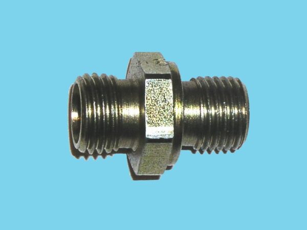 Hydraulic nipple 1/4" BSP-M14 + restriction 0