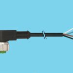 Connector cable M12 4p female hook L=3m - 941205004