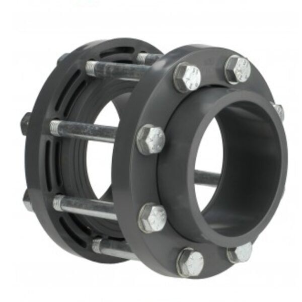 Flange set Ø75 mm for butterfly valve PVC VDL - W00002895